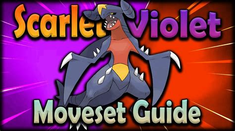 pokemon violet garchomp best moveset|best garchomp moveset platinum.